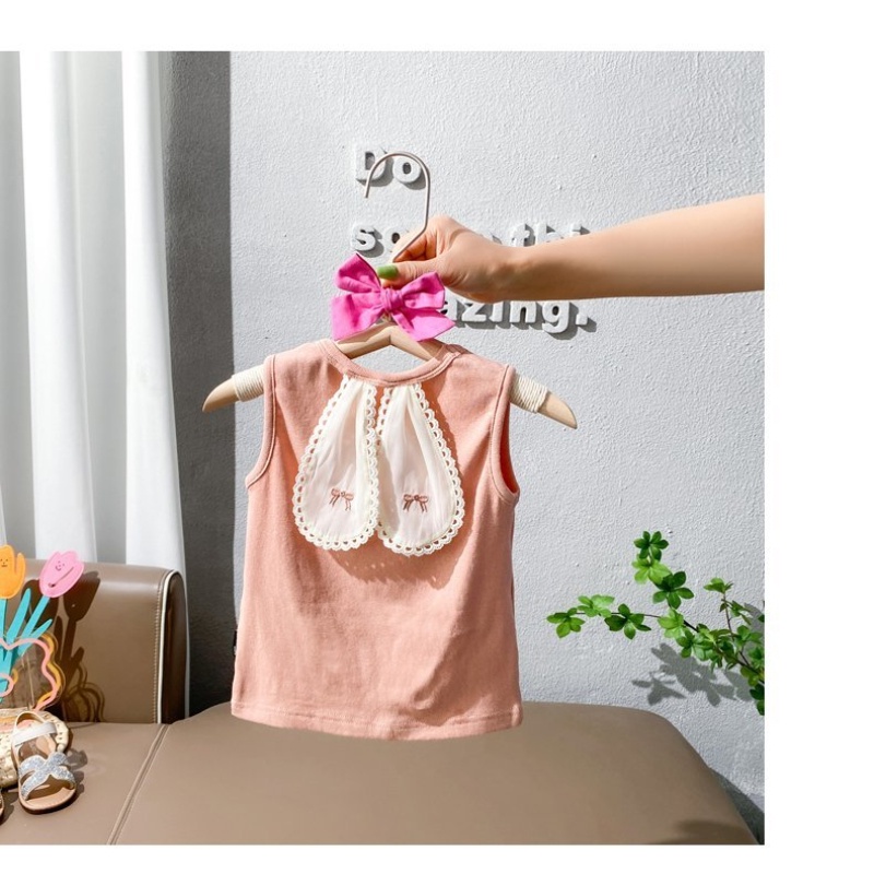 Bộ Áo Sát Nách Phối Chân Váy Ngắn Thời Trang Mùa Hè 2022 Mới Cho Bé Gái