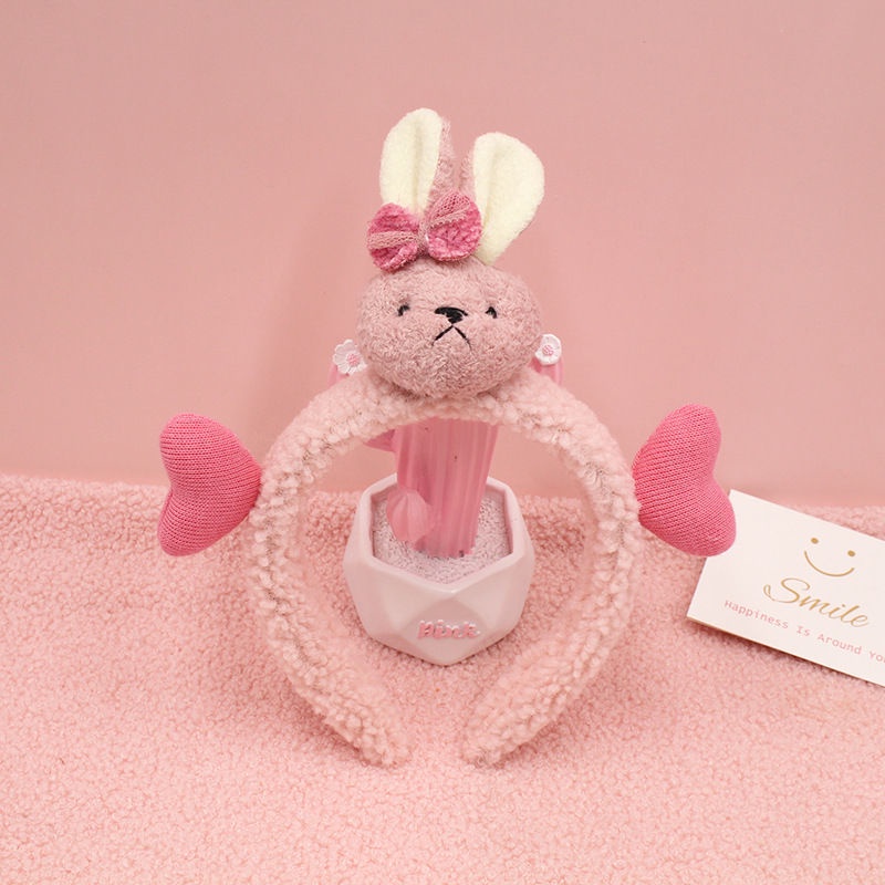 Băng đô thời trang hình gấu giản đơn xinh xắn dành cho nữ