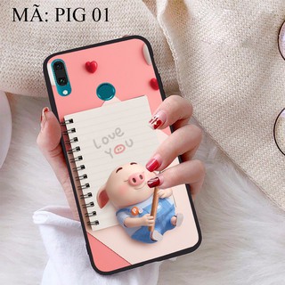Ốp lưng Huawei Y9 Prime 2019 viền dẻo TPU BST Lợn Tết