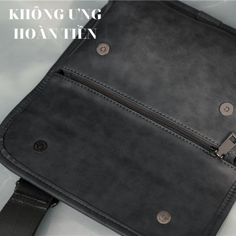 Túi đeo chéo nam ⚡FREESHIP⚡da đeo chéo ngực vai Lịch lãm, phong cách, bền đẹp. BH 12t Tặng Vớ nam 6U18