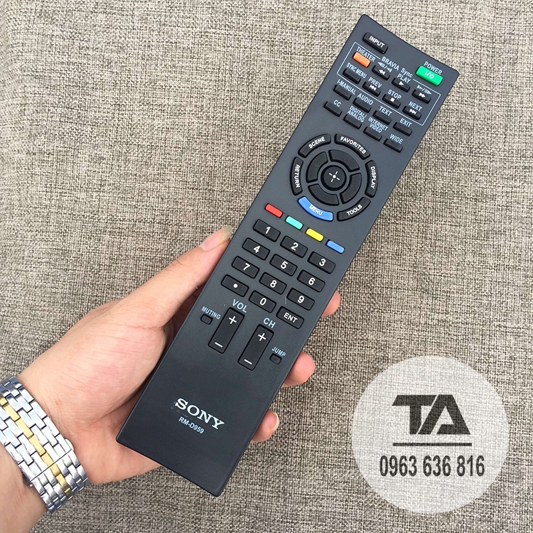 [FREESHIP 50K] Remote tivi sony ✔ Điều khiển Tivi Sony RM D959 - MỚI