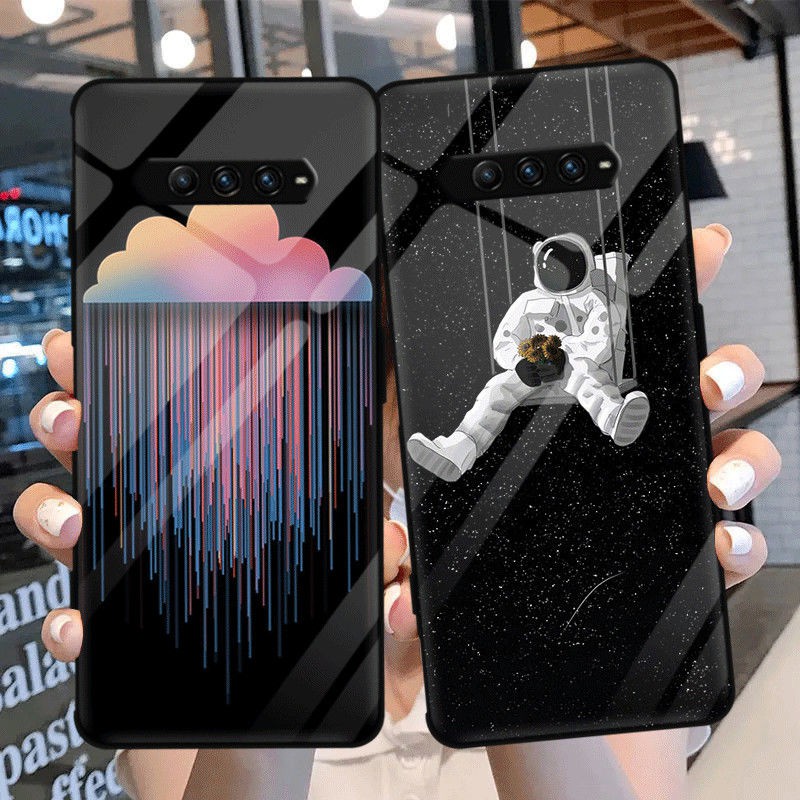 Ốp Lưng Mặt Kính Cường Lực Chống Rơi In Hình Sáng Tạo Cho Xiaomi Black Shark 4 / 4pro | BigBuy360 - bigbuy360.vn