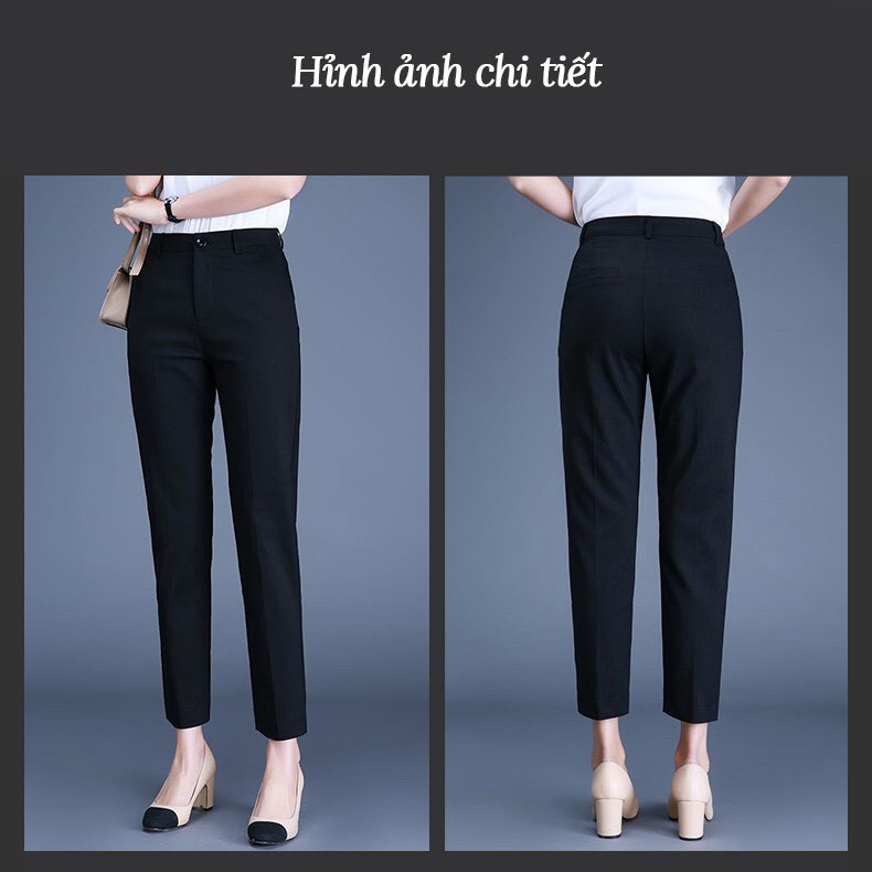 QUẦN TÂY NỮ CÔNG SỞ CẠP CAO, QUẦN ÂU NỮ ỐNG ĐỨNG, KHOÁ KÉO, DÁNG ĐẸP | BigBuy360 - bigbuy360.vn