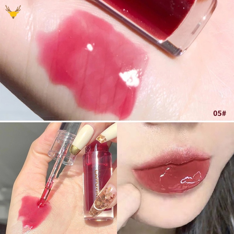 Son Bóng Trong Suốt Dưỡng Ẩm Lâu Trôi Capuviini