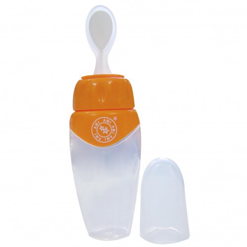 BÌNH ĂN BỘT AMI THÁI LAN ( Bình muỗng ăn dặm silicone mềm 150ml )