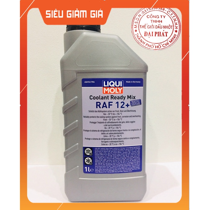 Nước làm mát liqui moly loại pha sẵn RAF12+