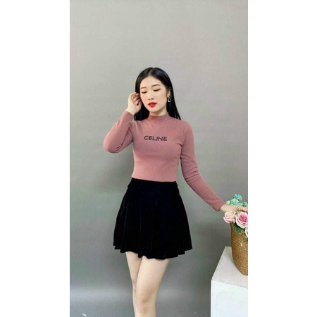 SALE ĐẦU MÙA ] Áo Len Tăm  Chất Mềm Mịn Siêu Co Dãn