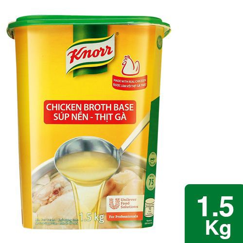 Súp Nền Thịt Gà Knorr 1.5kg/ Unilever Knorr Chicken Broth Base