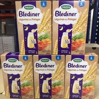  Bột lắc sữa Bledina vị gạo -rau củ (ban đêm)