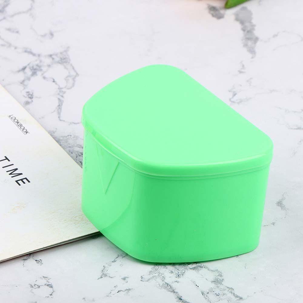 CABEZA Hộp Đựng Răng Giả Chỉnh Hình Chăm Sóc Răng Miệng Nhiều Màu Giá Đỡ