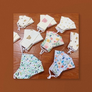 Khẩu trang vải 3D vải thô, muslin, linen