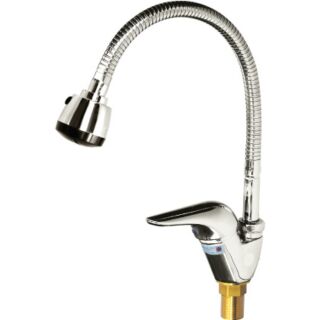 Vòi chậu rửa bát nóng lạnh mềm siêu bền, kèm 1 đôi dây cấp chuyên dụng