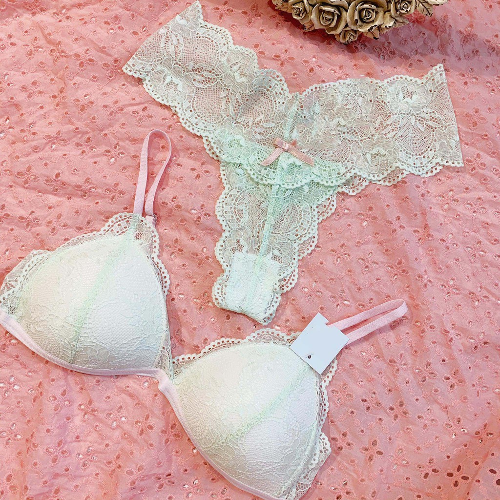 ❤️ RẺ VÔ ĐỊCH ❤️ Set bralette xanh mint không gọng có mút siêu đẹp | BigBuy360 - bigbuy360.vn