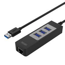 Hub USB 3.0 3 Ports + LAN Unitek (Y3045C) HÀNG CHÍNH HÃNG