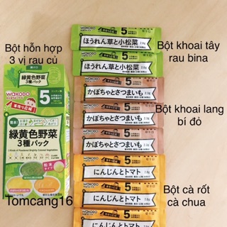 Combo 3 hộp cháo bột wakodo cho bé 5th
