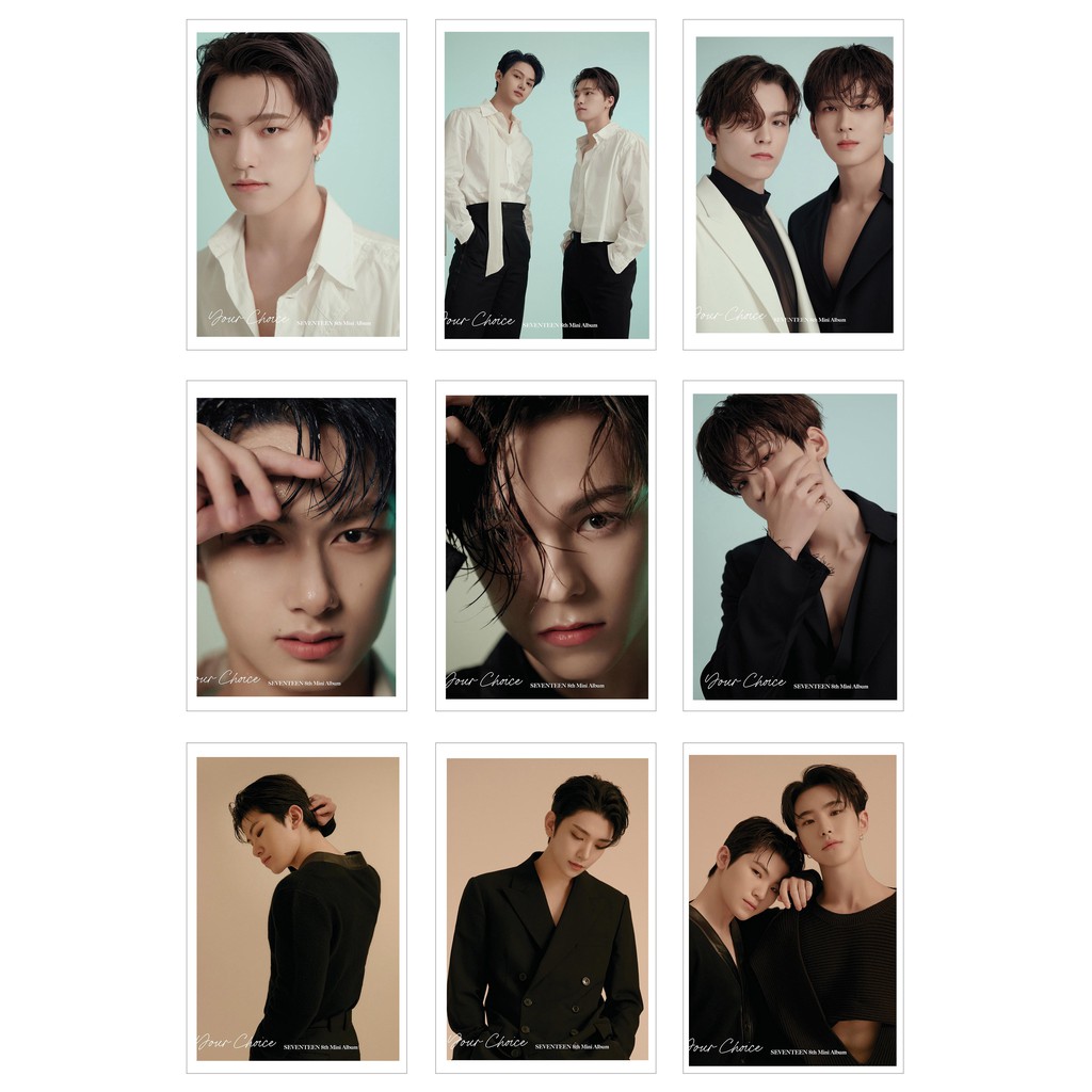 [Ép Lụa] Lomo Card 45 Ảnh SEVENTEEN - YOUR CHOICE