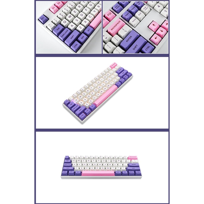 Set Keycap PBT Dye sub fullsize TKL - Bộ nút bàn phím cơ phối màu sẵn