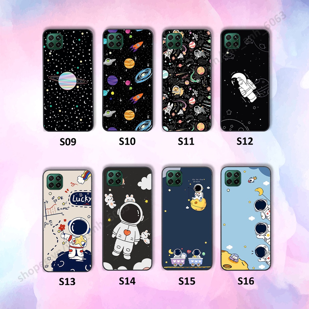 Ốp Huawei Nova 7i hình bầu trời, phi hành gia đẹp, ốp lưng điện thoại huawei viền dẻo cao cấp