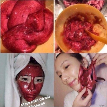 100gr Mặt nạ dẻo DNA Cá Hồi HandMade