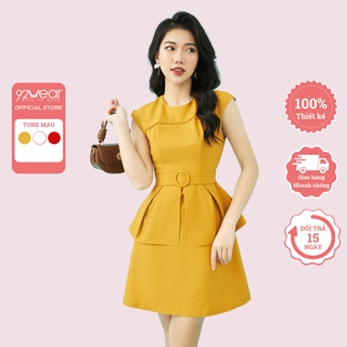 Đầm váy xòe 92WEAR 3 màu DEA1229