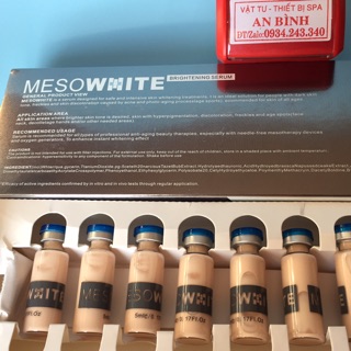 (Q1-HCM) Cấy Phấn Mesowhite - Loại 1 (Hộp 10 lọ)