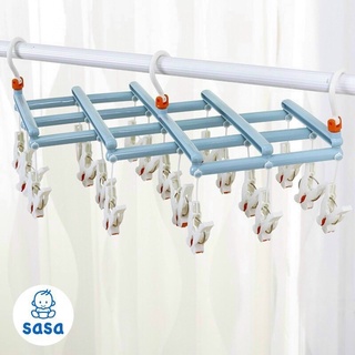 Móc phơi đồ dạng gấp gọn (29 kẹp)