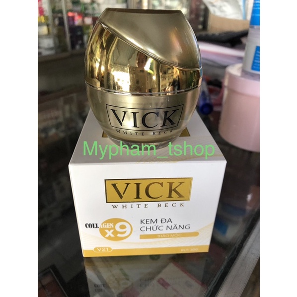 Kem Dưỡng Da Đa Chức Năng Vick White Beck Collagen X9 (hủ 30gr)