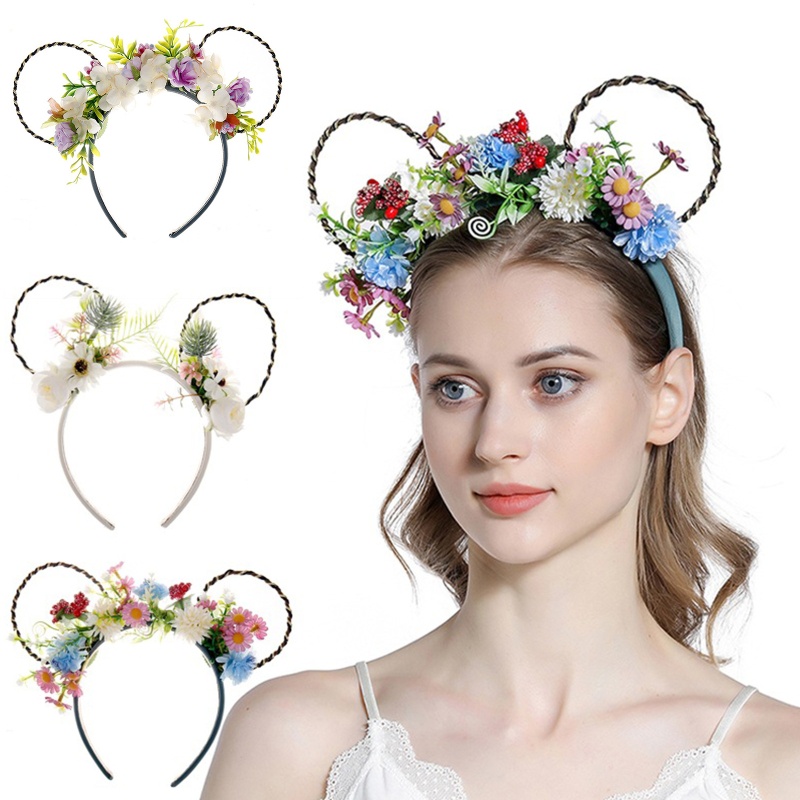 Băng Đô Cài Tóc Hình Tai Mèo Dễ Thương Cho Nữ