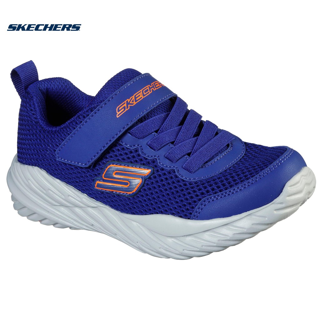 Giày sneaker quai dán bé trai SKECHERS Nitro Sprint 400083L-BLOR