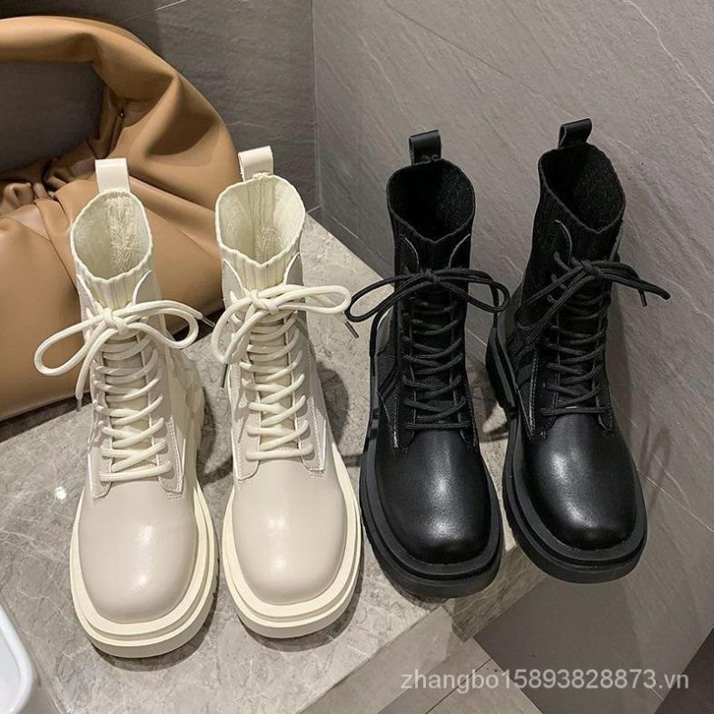 Giày Bốt Cổ Cao Đế Dày Thời Trang Hàn Quốc Cho Nữ 2020 H7Ei DR. MARTENS MN1