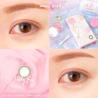 Kính áp tròng | lens màu nâu tự nhiên - silicone hydrogel collection limited 24h 350k - pinky bae - lens hàn