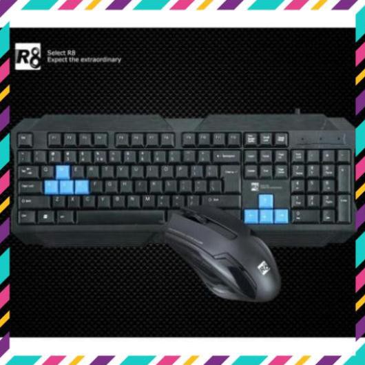 Bộ bàn phím chuột Keyboard Mouse R8 1906 USB | BigBuy360 - bigbuy360.vn