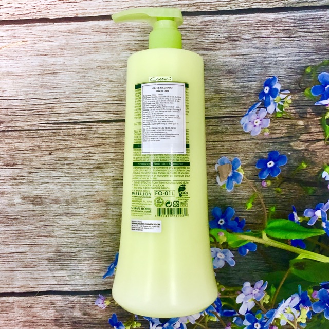 [Chính hãng] [Siêu rẻ] DẦU GỘI SIÊU MƯỢT TÓC KHÔ CHIHTSAI VOLUME MOISTURE OLIVE SHAMPOO 1000ML