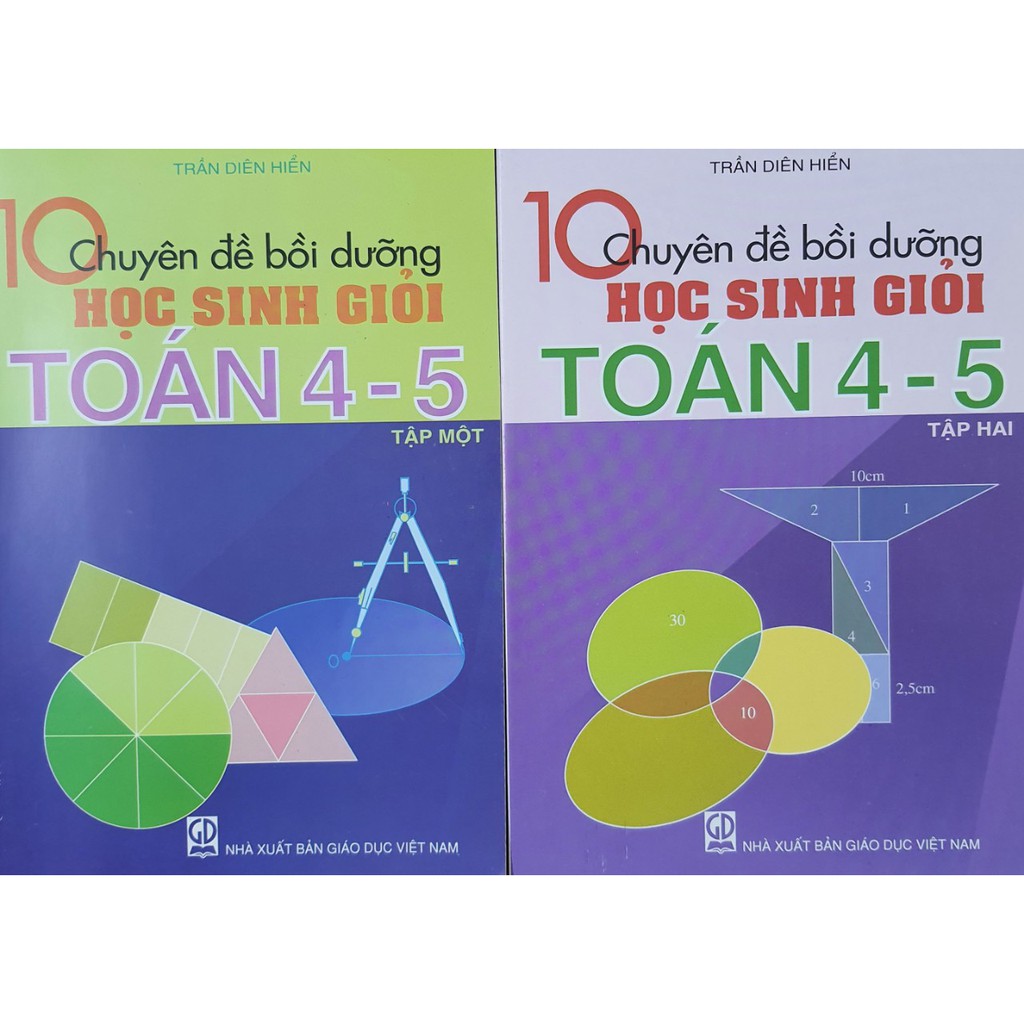 Sách - Combo 10 Chuyên đề bồi dưỡng học sinh giỏi Toán 4-5