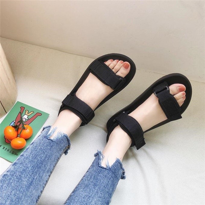 GIÀY SANDAL NỮ THỜI TRANG - GIÀY SANDAL NỮ QUAI NGANG CÁ TÍNH MWC NUSD- 2724