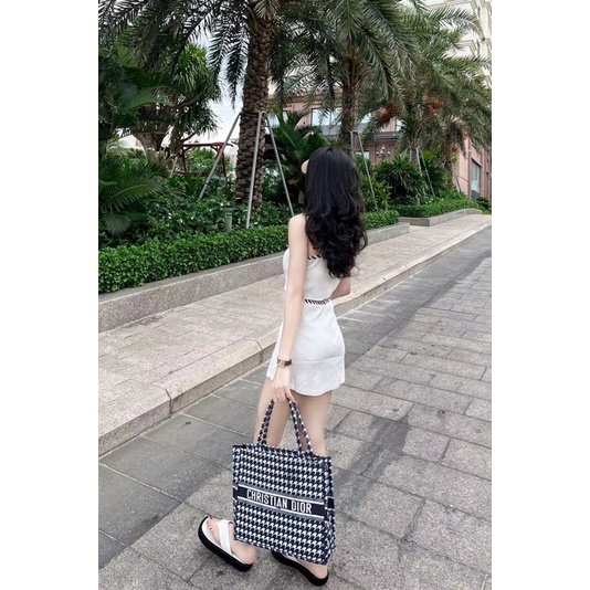 SET ÁO 2 dây viền vằn siêu xinh ( ảnh tự chụp 100%)