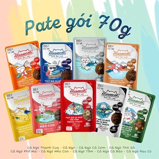 Pate Meowcat cho mèo 70g, Thức ăn ướt cho mèo 70g