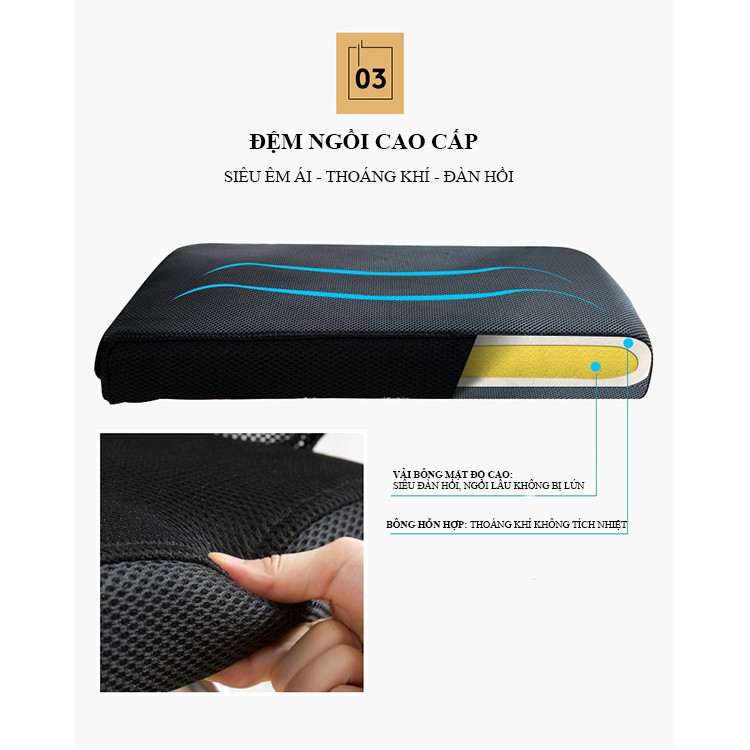 Ghế văn phòng, ghế chân quỳ lưng thấp | BigBuy360 - bigbuy360.vn