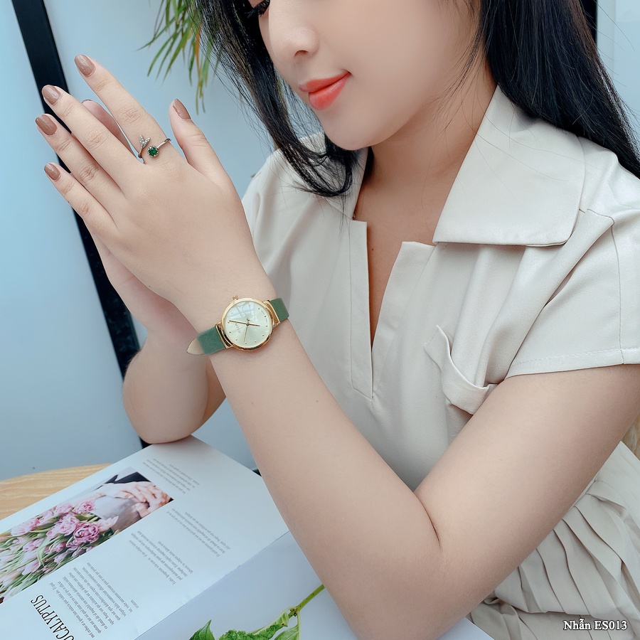 Đồng Hồ Nữ JA-426LA1 Julius Hàn Quốc Dây Da