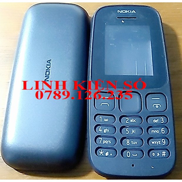 VỎ NOKIA 105 2017 CÓ PHÍM MÀU ĐEN