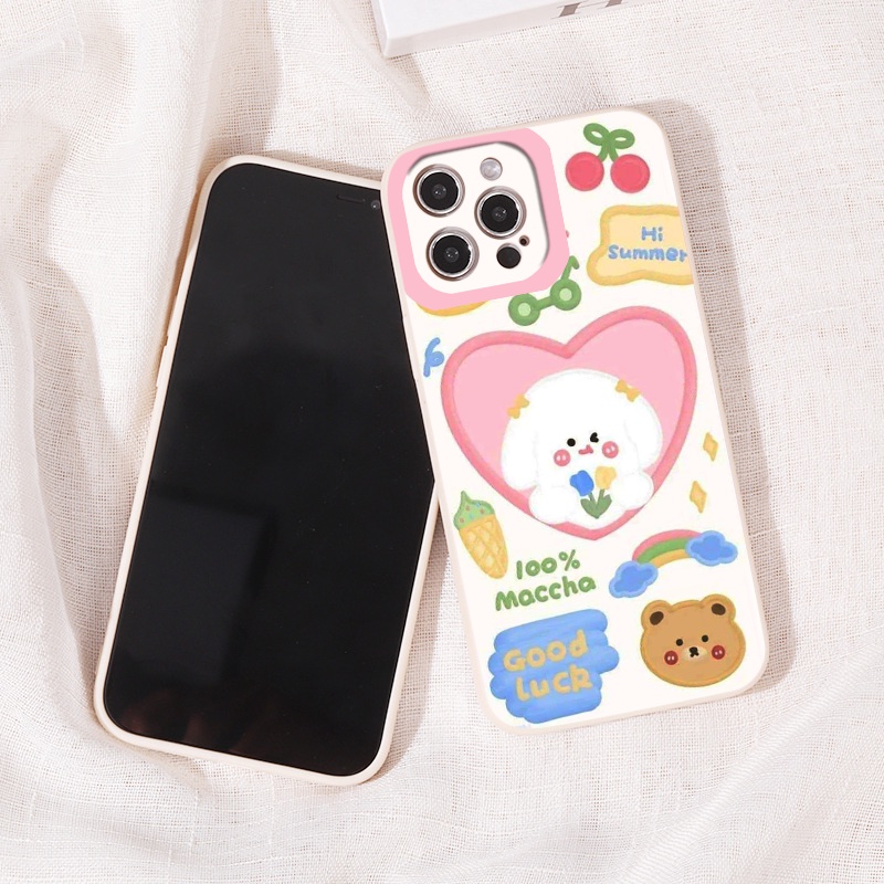 Ốp lưng iphone 11Promax Hi summer đáng yêu cute ốp iphone13/12/Pro/Promax/X/XS/XR/XSMAX/6s/6/7/8Plus bảo vệ camera