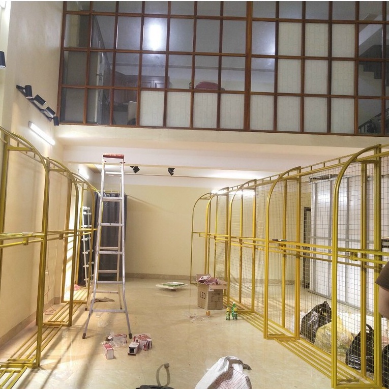 Kệ buồm treo quần áo | Giá treo quần áo | sào treo quần áo |  khung treo quần áo | Kệ treo quần áo 2 tầng Anki Decor