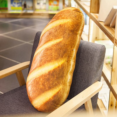 Sản phẩm mới sáng tạo hài hước thực phẩm 3D mô phỏng Kem Bánh mì gối ôm dài gối gối tựa Tựa Gối dễ thương cá tính