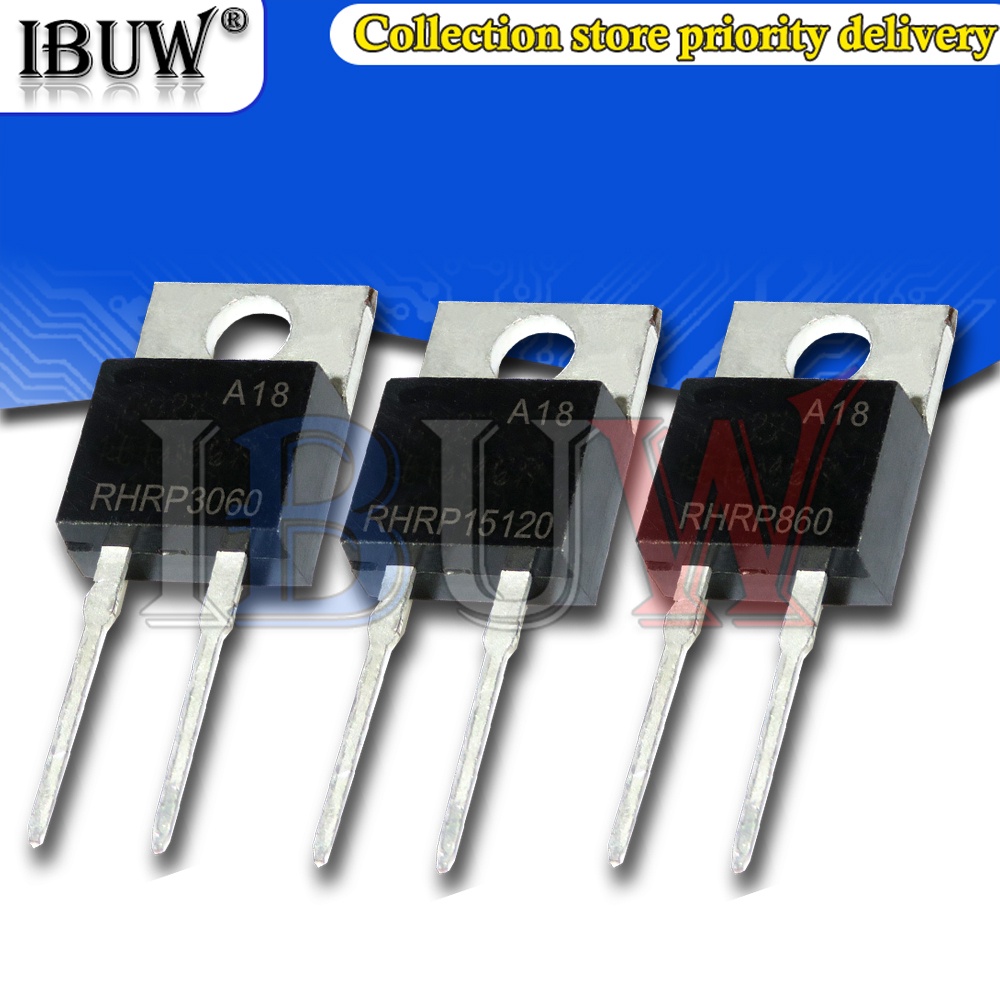 Bộ 10 Linh Kiện Pha Lê RHRP860 RHRP1560 RHRP3060 RHRP8120 RHRP15120 RHRP30120 TO220 TO-220
