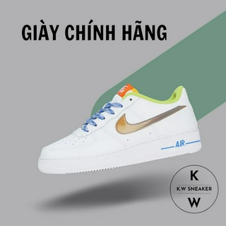Giày nike air force 1 low lv8 white magma orange dq7767-100