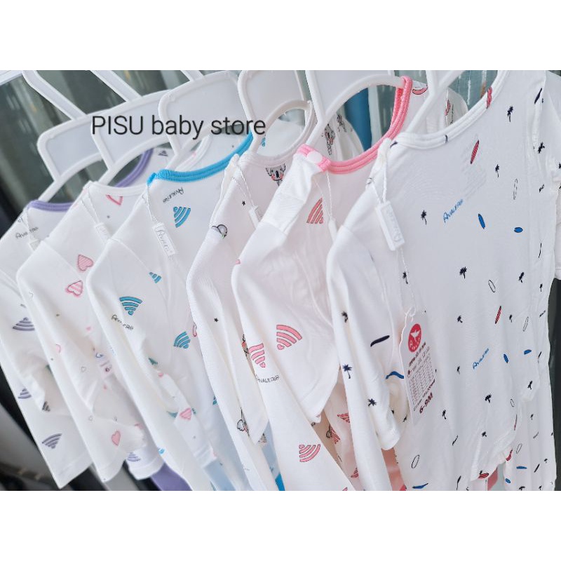 Avaler - Bộ dài tay sợi tre mềm mát thấm hút mồ hôi cho bé 6m-4y