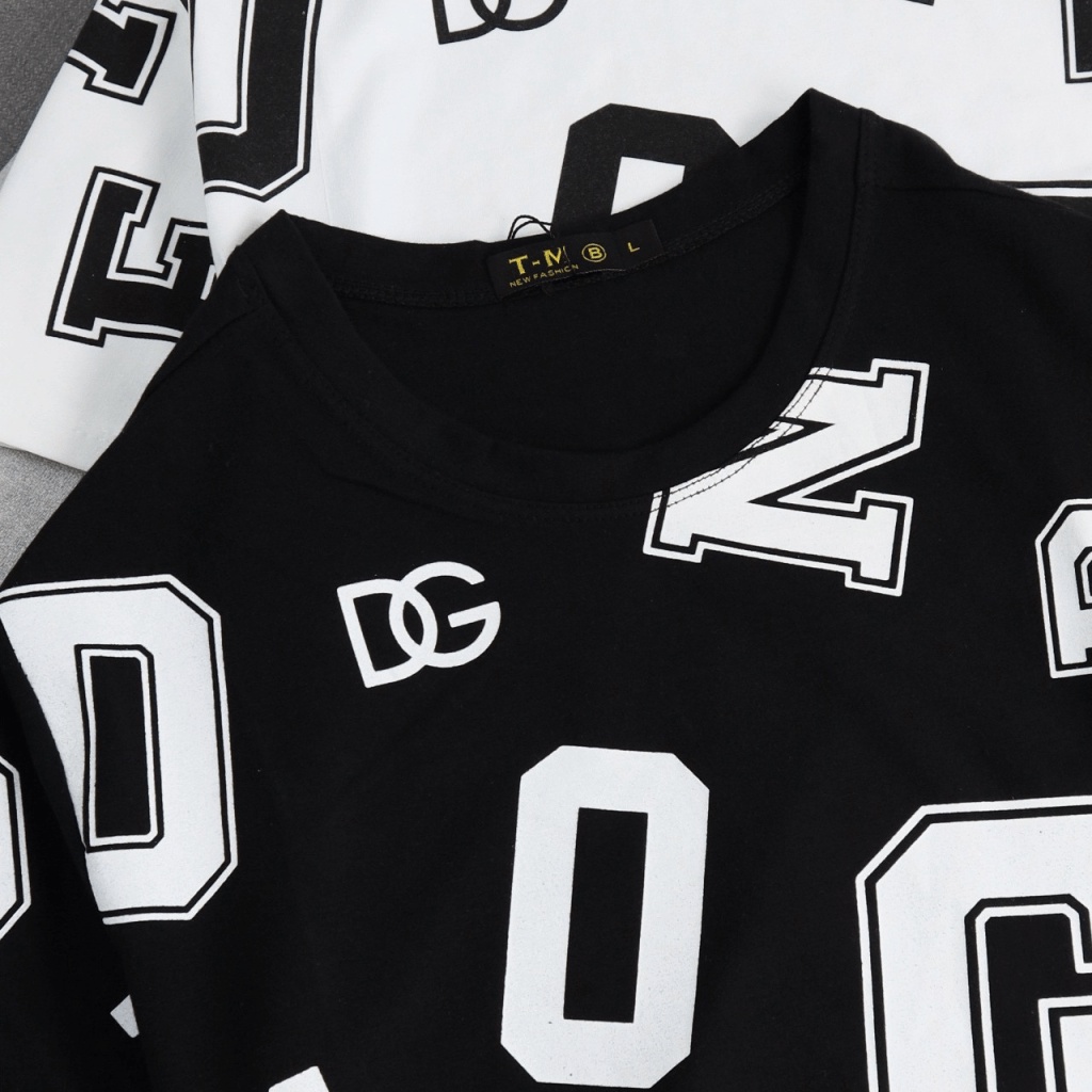 Áo Thun Nam Cổ Tròn In Chữ Cái Chất Cotton Mịn Mát Vừa Size Mặc Đẹp Trẻ Trung Hot Trend NEW UNISEX