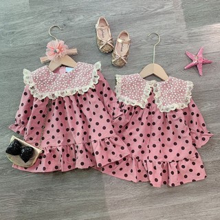 ĐẦM CHẤN BI TÍM HỒNG CHO BÉ