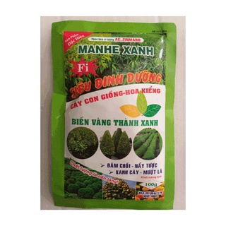 Phân bón vi lượng công nghệ mới manhe xanh - gói100gr