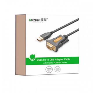 Cáp USB 2.0 To Com RS232 UGREEN 20222 Dài 1M / 1.5M / 2M